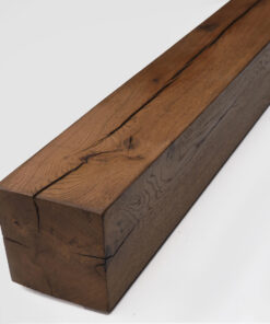 Classic Oak Fireplace Beam - Jacobean Finish