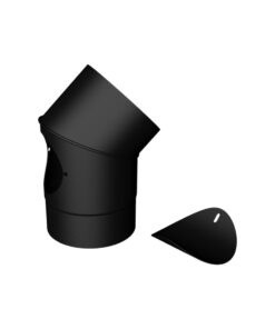 Stove Pipe 45 Degree Bend With Door