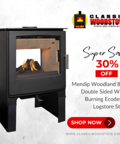 Mendip Woodland 8kW Double Sided Wood Burning Ecodesign Logstore Stove