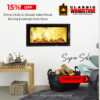 Morso S120-21 Double Sided Wood Burning Ecodesign Inset Stove