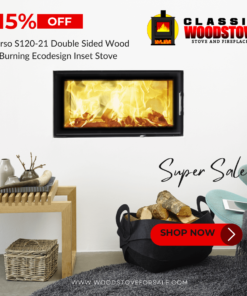 Morso S120-21 Double Sided Wood Burning Ecodesign Inset Stove